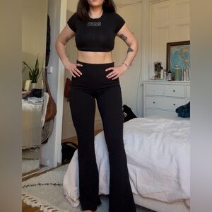 Black Women's Flared Pants